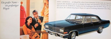 Opel Admiral Modelprogram 1964 Carbrochure (8220)